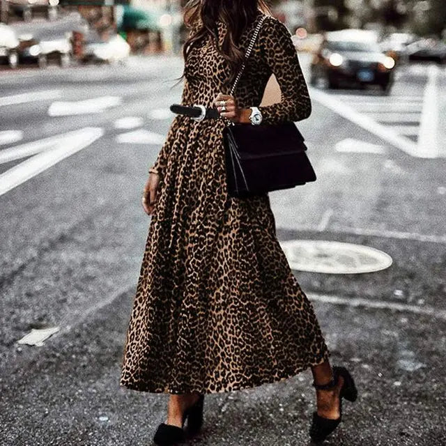 Alice - Leopard Print Dress