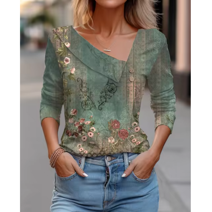 Brinley - Floral Sweater