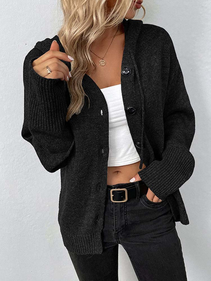 Sadie | Long-Sleeve Hooded Cardigan