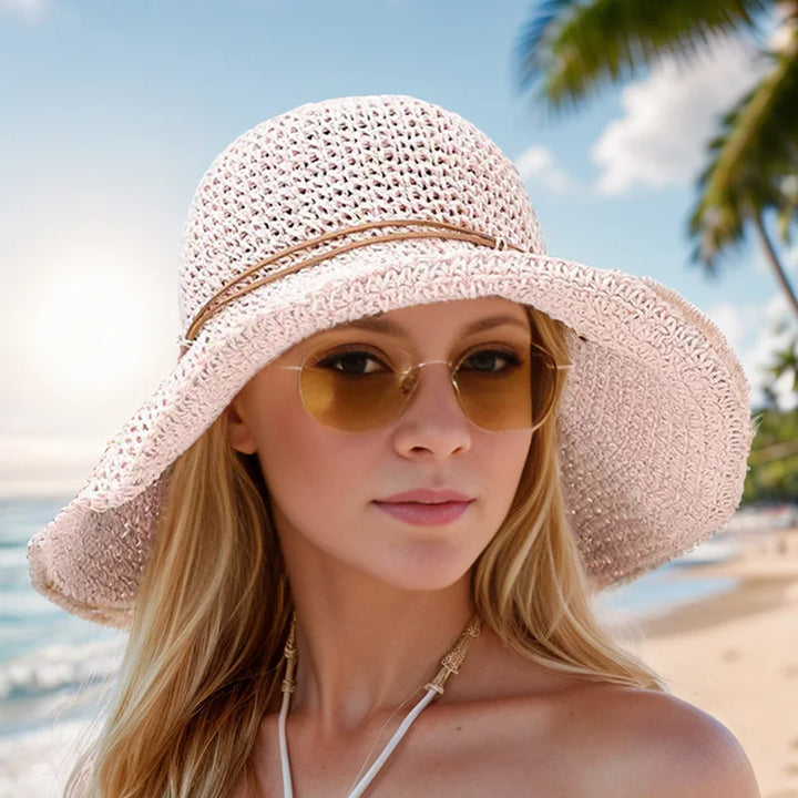 Ada | Elegant wide-brimmed foldung sun hat