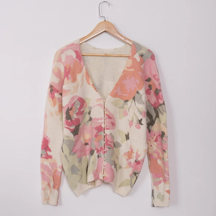 Frances | Elegant Floral Cardigan