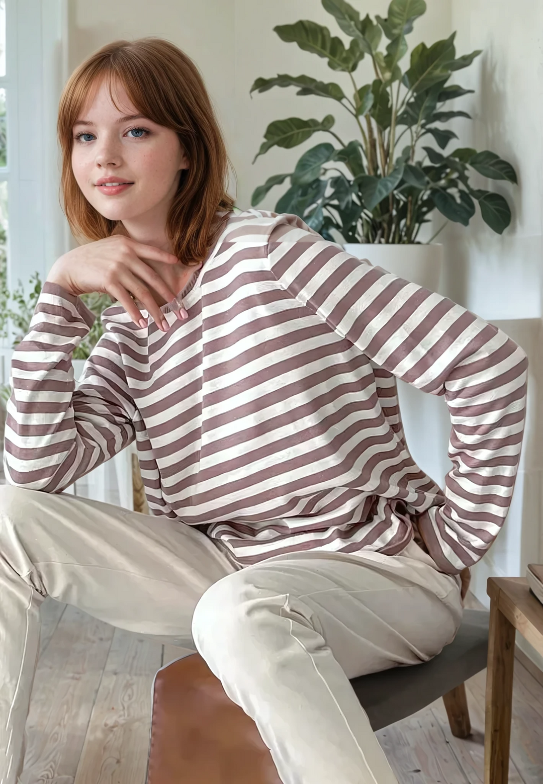 Abigail - Striped Sweater