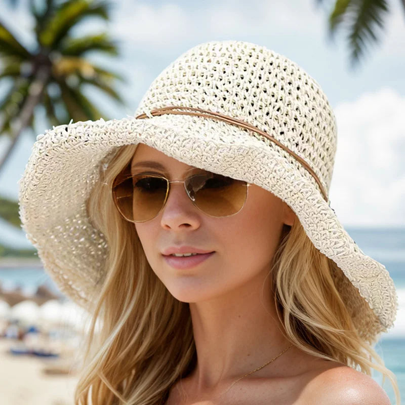 Ada | Elegant wide-brimmed foldung sun hat