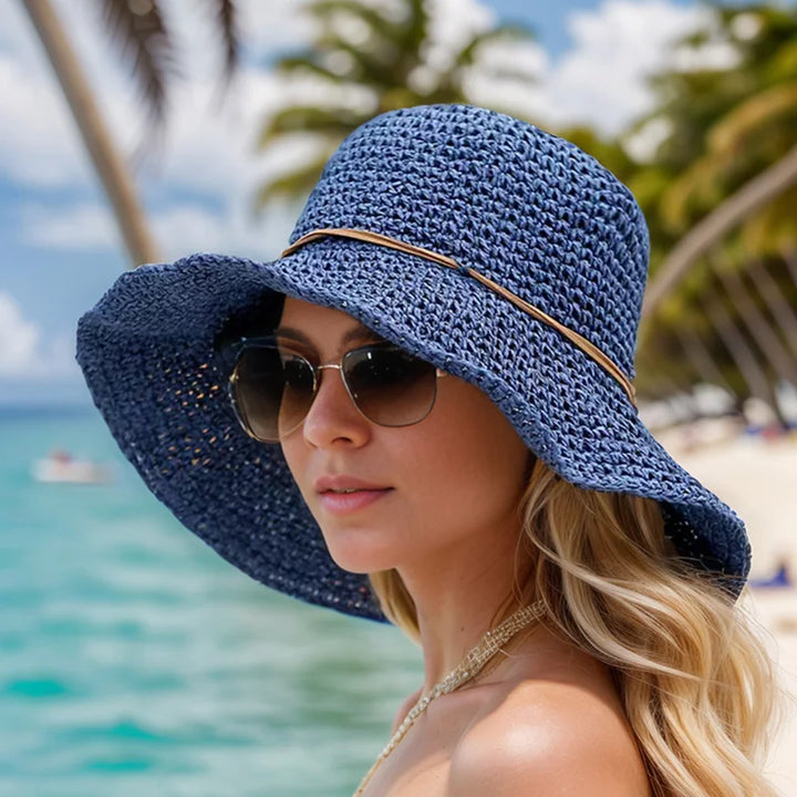 Ada | Elegant wide-brimmed foldung sun hat