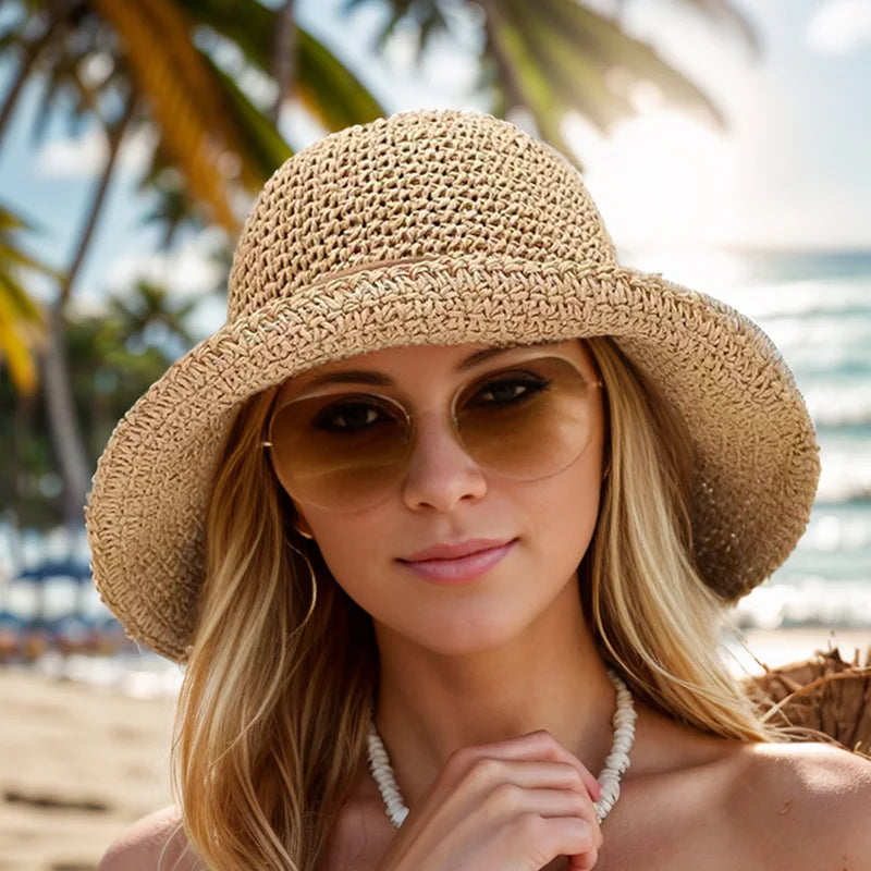 Ada | Elegant wide-brimmed foldung sun hat