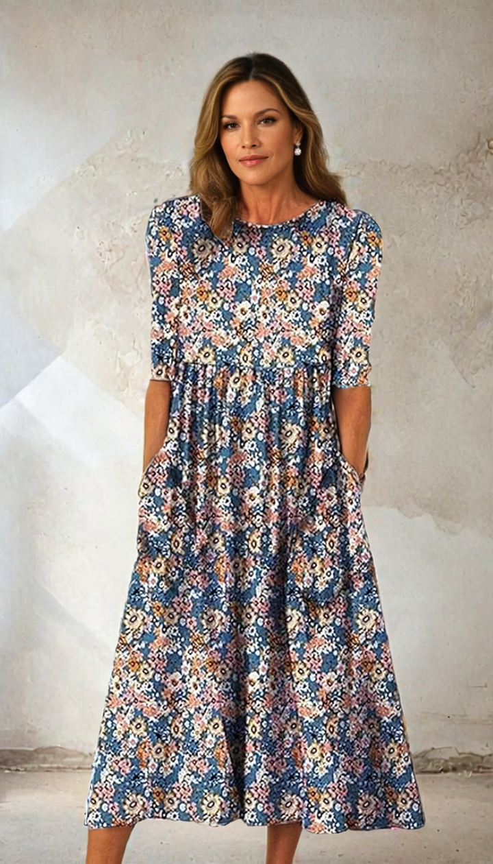 Milla | Floral Print Loose Dress