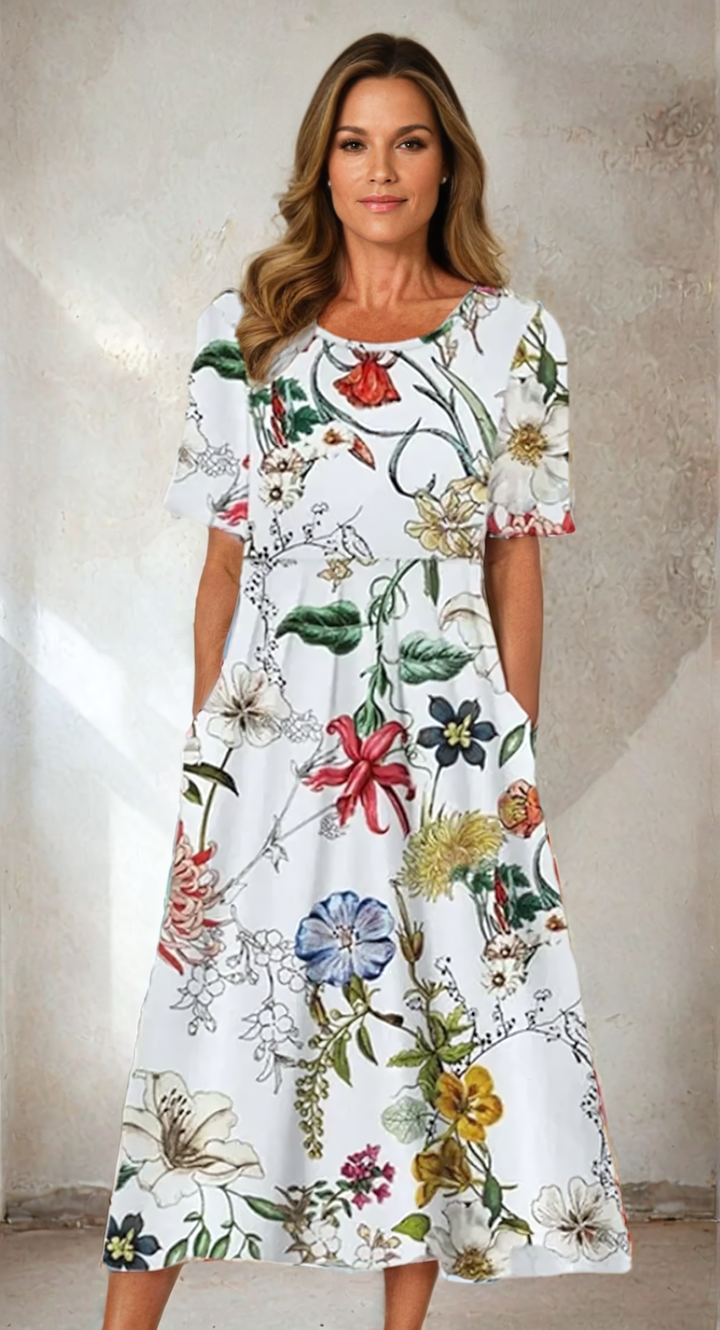 Milla | Floral Print Loose Dress