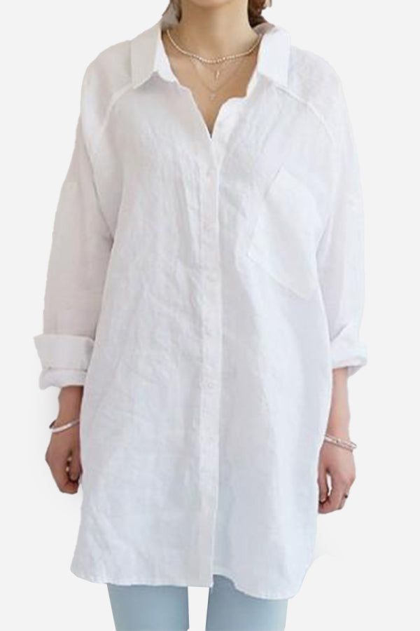 Oversized Linen Shirt