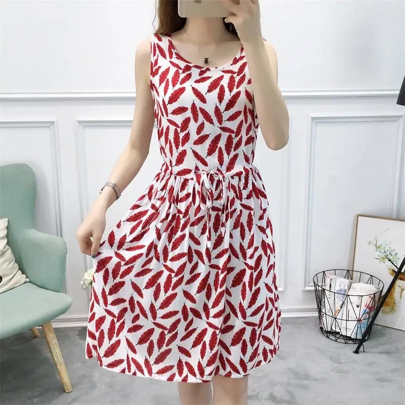 CHERRY - Casual Sleeveless Dress