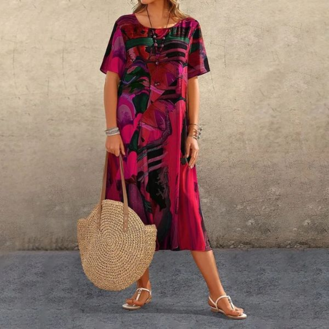 Nanna | Elegant print Dress